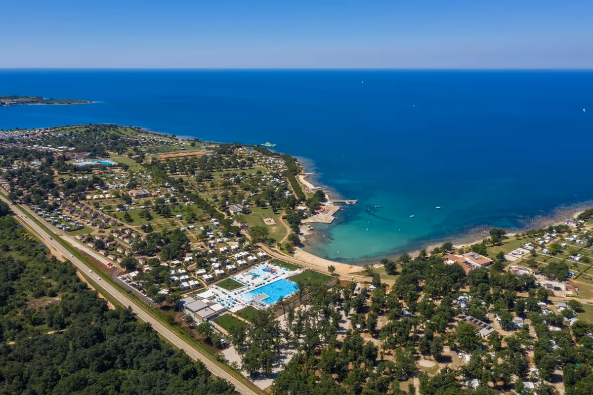 Overzicht van Camping Park Umag