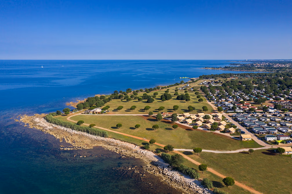 Strand bij Camping Park Umag